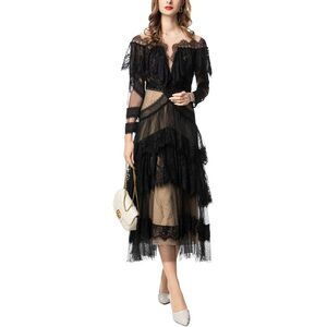 Burryco Womens Midi Dress